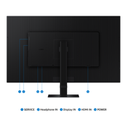 Monitor Samsung ViewFinity S7 32" 4K 3840x2160 Plano IPS 5ms 60Hz Negro - Vista 6