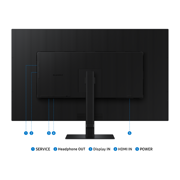 Monitor Samsung 37" ViewFinity S7 4K Plano IPS 5ms 60Hz Negro - Vista 8
