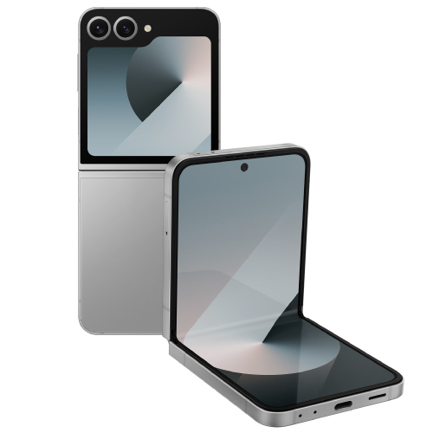 Smartphone samsung z flip 6 memoria 12+256 gb color plata doble sim