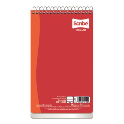 Block taquigrafia largo scribe raya 80 hojas