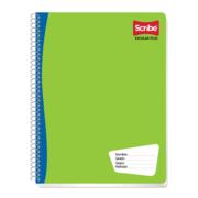 Cuaderno Profesional Scribe Escolar C5 Cuadro Chico Espiral Doble 200 Hojas - Vista 6