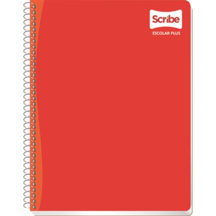 Cuaderno profesional scribe escolar c7 cuadro grande espiral doble 200 hojas