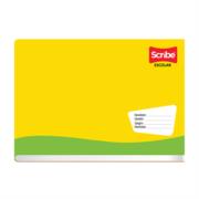 Cuaderno Italiano Escolar Grapado Scribe C5 Cuadro Chico 100 Hojas - Vista 8