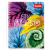 Cuaderno Frances Scribe Natural Raya Espiral Doble 100 Hojas - Vista 7