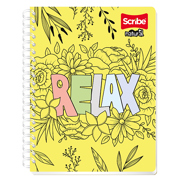 Cuaderno Frances Scribe Natural Raya Espiral Doble 100 Hojas - Vista 5