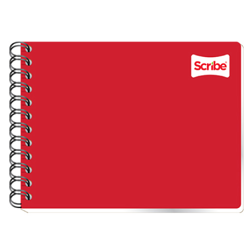 Cuaderno scribe italiano clasico doble raya 100 hjs doble espiral