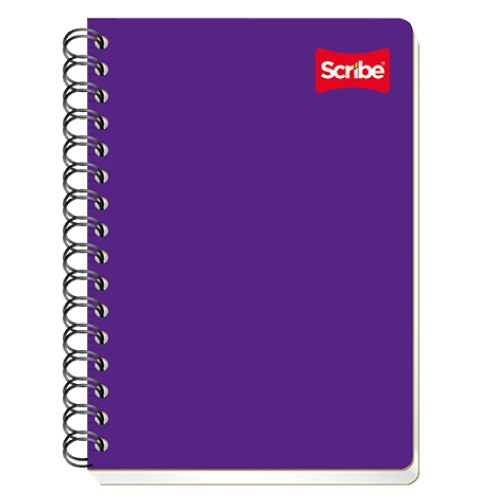 Cuaderno scribe frances clasico doble rayas 100 hjs doble espiral
