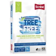 Papel Cortado Scribe Tree Free Oficio 100% Reciclado 93% Blancura 75gr Caja C/5000 Hojas - Vista 5