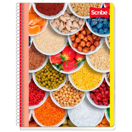 Cuaderno scribe profesional mega raya 100 hojas