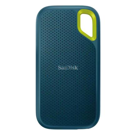 Disco Duro de Estado Solido (SSD) Externo SanDisk Extreme Portable 2TB USB C 3.2 Azul Verde 