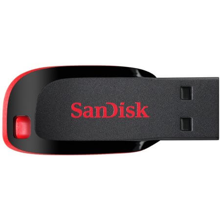 Memoria USB SanDisk Flash Cruzer Blade 32GB USB 2.0 Color Negro SDCZ50-032G-B35 - Vista 2