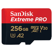 Memoria Flash SanDisk Extreme Pro 256GB MicroSDXC UHS-I Clase 10 con Adaptador - Vista 4