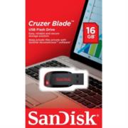 Memoria USB SanDisk Flash Cruzer Blade 16GB USB 2.0 Color Negro SDCZ50-016G-B35 - Vista 10