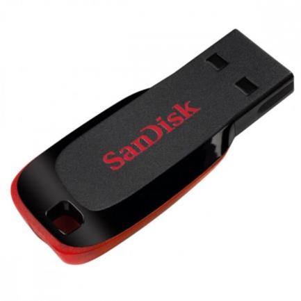 Memoria usb sandisk flash cruzer blade 32gb usb 2.0 color negro sdcz50-032g-b35