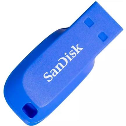 Memoria usb sandisk flash cruzer blade 16gb usb 2.0 color azul sdcz50c-016g-b35be
