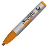 Marcador Permanente Signal Xtra 40006 Punta Cincel Color Naranja C/12 Pzas - Vista 3