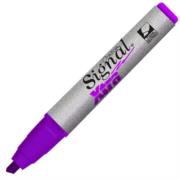 Marcador Permanente Signal Xtra 40008 Punta Cincel Color Violeta C/12 Pzas - Vista 3