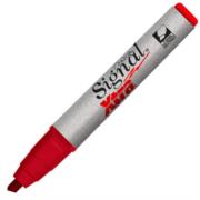 Marcador Permanente Signal Xtra 40002 Punta Cincel Color Rojo C/12 Pzas - Vista 3