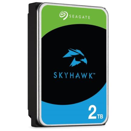 Disco Duro Interno Seagate SkyHawk 2TB 3.5" 5400RPM SATA lll 6Gbit/s Cache 256MB 1-8 Bahias para Videovigilancia - Vista 2