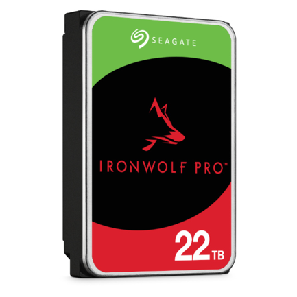 Disco Duro Seagate Interno Ironwolf Pro 22TB 3.5 SATA3 6GB/S 512MB 7200RPM 24X7