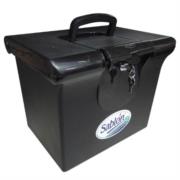 Archivero Portátil Sablon Plástico Tamaño Carta Color Negro C/Cerradura - Vista 6