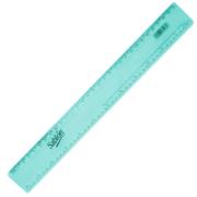 Regla Sablon 30cm Plástica No Astillable Azul C/25 - Vista 3
