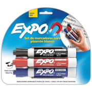 Marcador para Pizarrón Expo Colores Surtidos con 3 Piezas + Borrador Magnetico - Vista 3