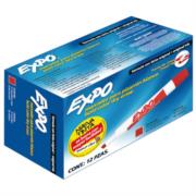 Marcador Sanford Expo 83002 Rojo Cincel Pizarron Blanco C/12 - Vista 3