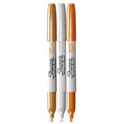 Marcador Permanente Sharpie Metálico Blister /3 pzas Oro bronce y Plata - Vista 5