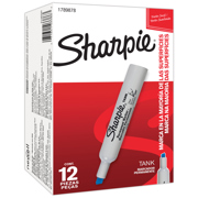Marcador permanente Sharpie tank azul barril plasticoc/12 - Vista 6