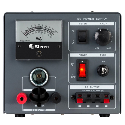 FUENTE DE PODER REGULADA 6.10 O 30 AMPS