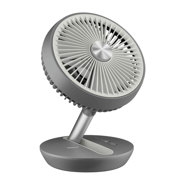 VENTILADOR STEREN PLEGABLE RECARGABLE COLOR GRIS - Vista 10