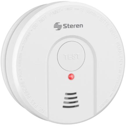 Alarma de humo steren con zumbador tono de 85 db