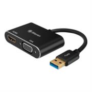 Adaptador Steren USB 3.0 a HDMI/VGA Color Negro - Vista 6
