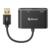Adaptador Steren USB 3.0 a HDMI/VGA Color Negro - Vista 5