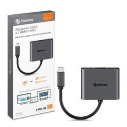 Adaptador Steren USB C a HDMI Dual - Vista 6