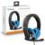 Audífonos Steren Ultraconfort Multimedia USB con Micrófono Color Negro con Azul - Vista 6