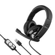 Audifonos Multimedia Steren USB para PC Negro - Vista 3
