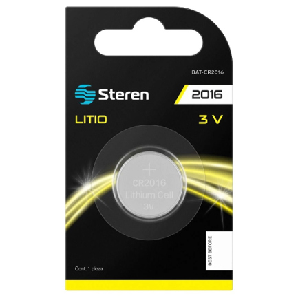 Pila de Litio Steren Tipo Botón 3Vcc 55mAh Uso equipo fotográfico