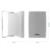 Juego de Bafles Steren de 2 Vías 600W PMPO Tipo Satelital Uso Interno/Externo/Intemperie Color Blanco - Vista 8