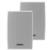 Juego de Bafles Steren de 2 Vías 600W PMPO Tipo Satelital Uso Interno/Externo/Intemperie Color Blanco - Vista 6