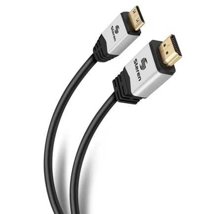Cable ultraslim hdmi a mini hdmi 1.8m