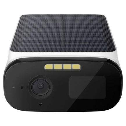 Cámara steren fija con panel solar 4mp/vga 1440p 20fps 100° ip66 para exterior