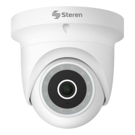 Cámara de Seguridad Steren CCTV-231 Wi-Fi 3 Mpx HDR Robotizada para Exterior Tipo Domo Blanca