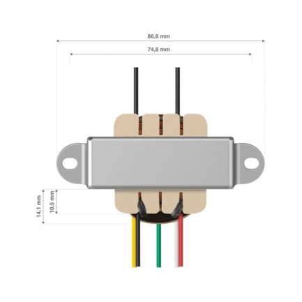Transformador de Linea Steren 70V DE 3/6/9/12W - Vista 3