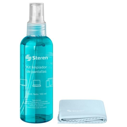 Limpiador en Spray Steren para Pantallas Líquido Antiestático No Abrasivo Secado Rápido 100ml