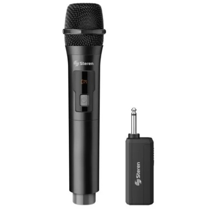 Mic inalambrico c/ receptor recargables