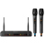 SISTEMA STEREN DE 2 MICROFONOS INALAMBRICOS UHF C/SELEC AUTO DE