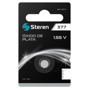 Pila Steren de Óxido de Plata Tipo Botón SR66 1.55Vcc 25mAh Uso Múltiple - Vista 3