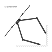 Soporte para Pantallas Steren 40-80 IN con Brazo AR - Vista 13